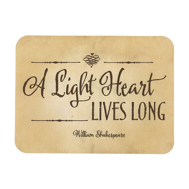 Imán William Shakespeare cita Inspiradora larga en vivo (Horizontal)