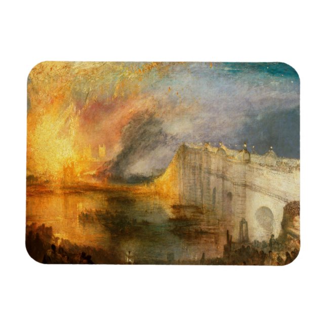 Imán William Turner - La quema del Parlamento (Horizontal)