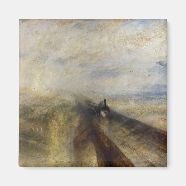 Imán William Turner - Lluvia, vapor y velocidad (Frente)