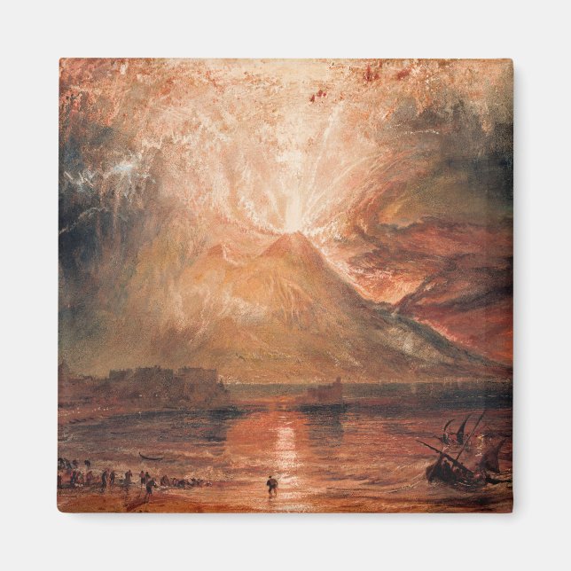 Imán William Turner - Vesubio en erupción (Frente)