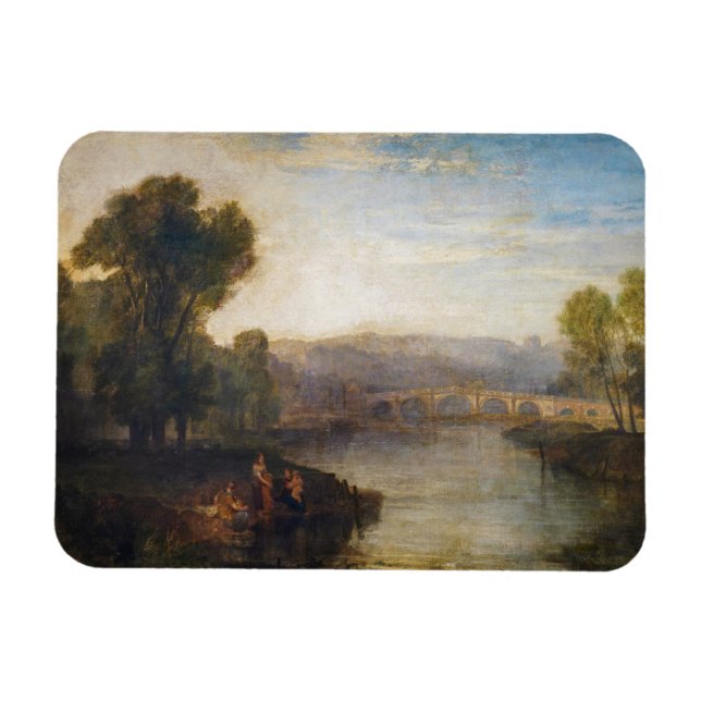 Imán William Turner - Vista de la colina de Richmond y  (Horizontal)