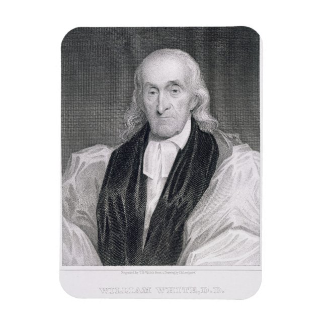 Imán William White (1748-1836) de 85 años, grabado por  (Vertical)
