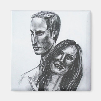 Imán William y Kate Boda