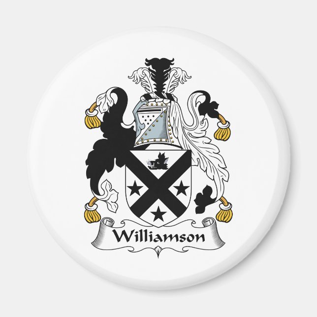 Imán Williamson Family Crest (Frente)