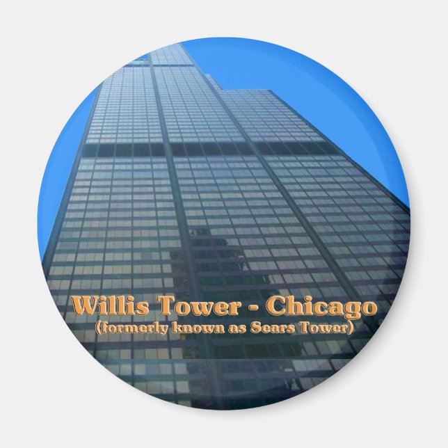 Imán Willis Tower - Antes Conocida Como La Torre De Las (Frente)
