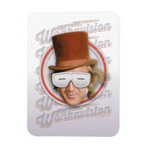 Imán Willy Wonka en gafas de Wonkavision
