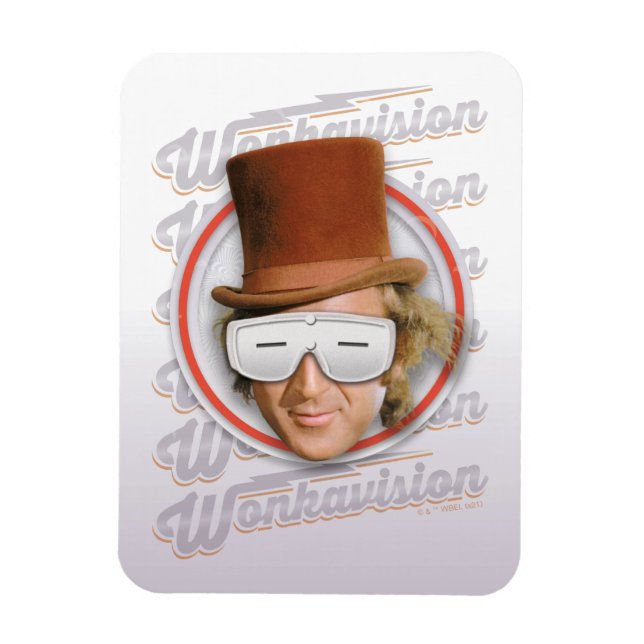 Imán Willy Wonka en Goggles de Wonkavision (Vertical)