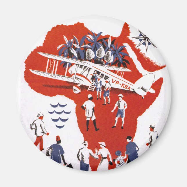 Imán Wilson Airways ~ África (Frente)