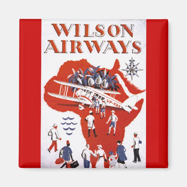 Imán Wilson Airways ~ África (Frente)