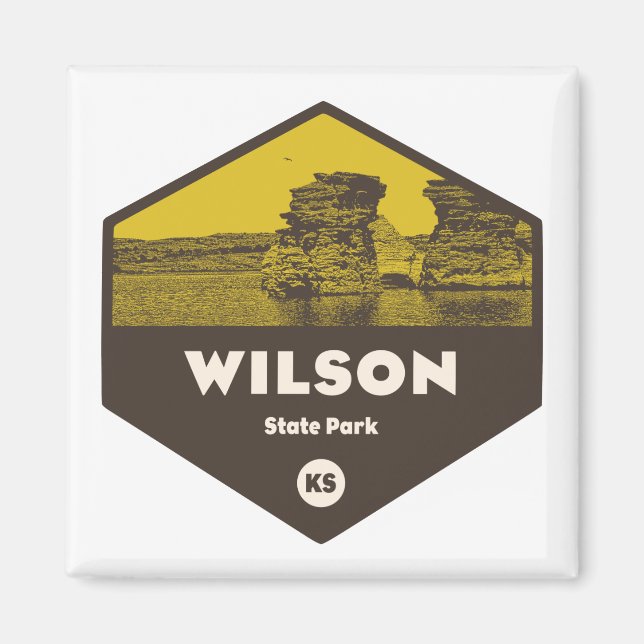 Imán Wilson State Park Kansas (Frente)
