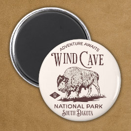 Imán Wind Cave National Park Gift for nature Lovers
