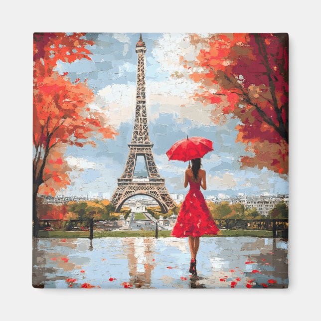 Imán Wind Romance Paris Moda Walk (Frente)