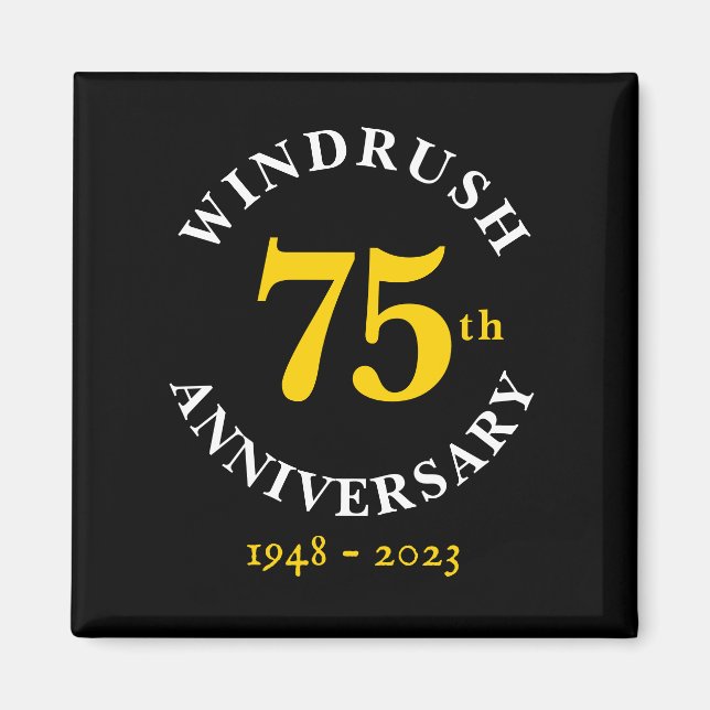 Imán Windrush, 75° aniversario (Frente)