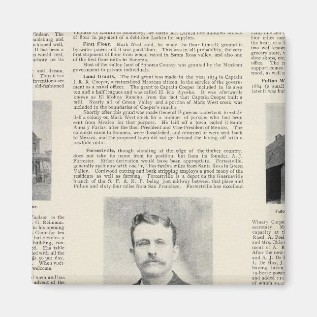 Imán Windsor, Fulton, California (Frente)