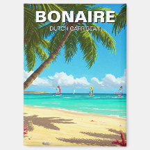 Windsurfistas del Caribe holandés Bonaire