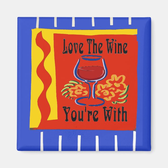 Imán Wine, Gracias, edita texto (Frente)