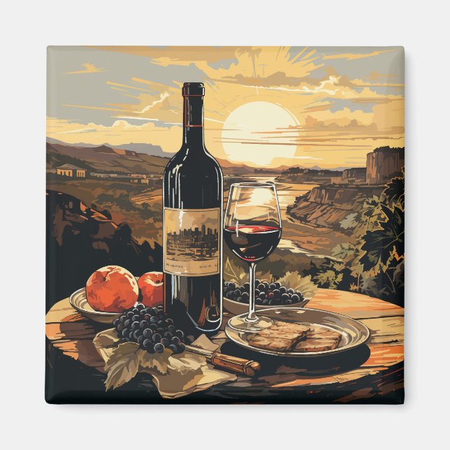 Imán Wine Lover's (Frente)