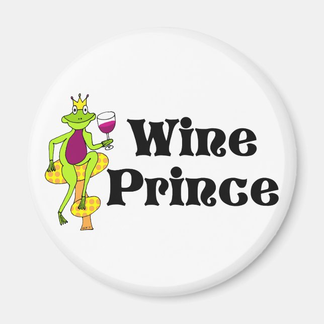 Imán Wine Prince (Frente)