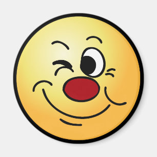 Imán Winking Face Grumpey