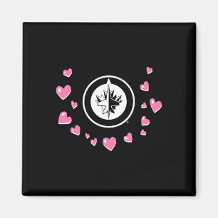 Imán Winnipeg Jets San Valentín Amor Nhl Licencia Ofici