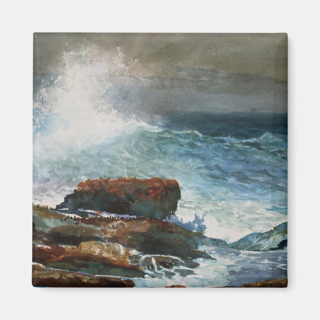 Imán Winslow Homer - Incoming Tide, 1885, obra de arte (Frente)