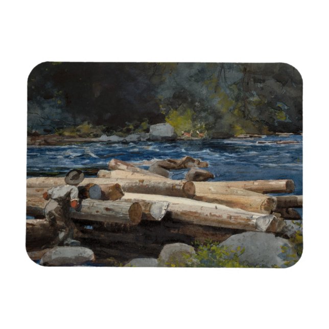 Imán Winslow Homer - Río Hudson (Horizontal)