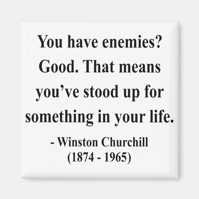 Imán Winston Churchill Cita 3a (Frente)