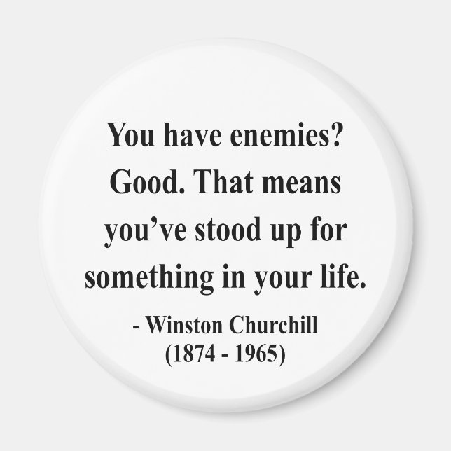 Imán Winston Churchill Cita 3a (Frente)
