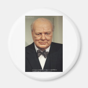 Imán Winston Churchill Fallo Wisdom Cita Regalos