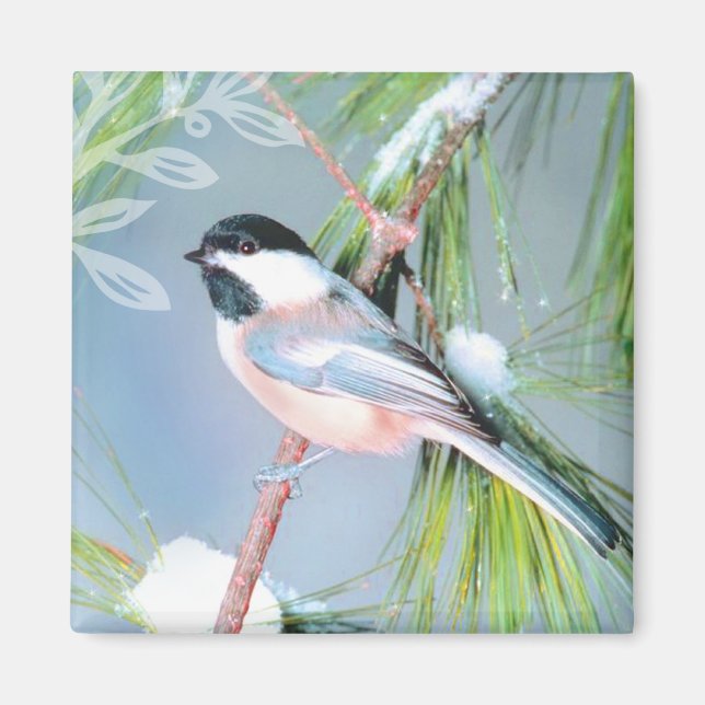Imán Winter Bird Magnet (Frente)