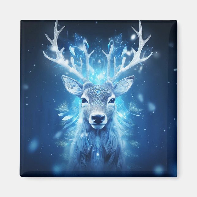 Imán Winter Majesty - Deer (Frente)