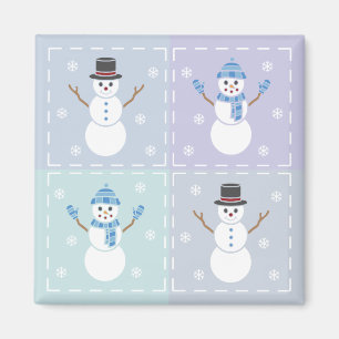 Imán Winter Quilt Magnet