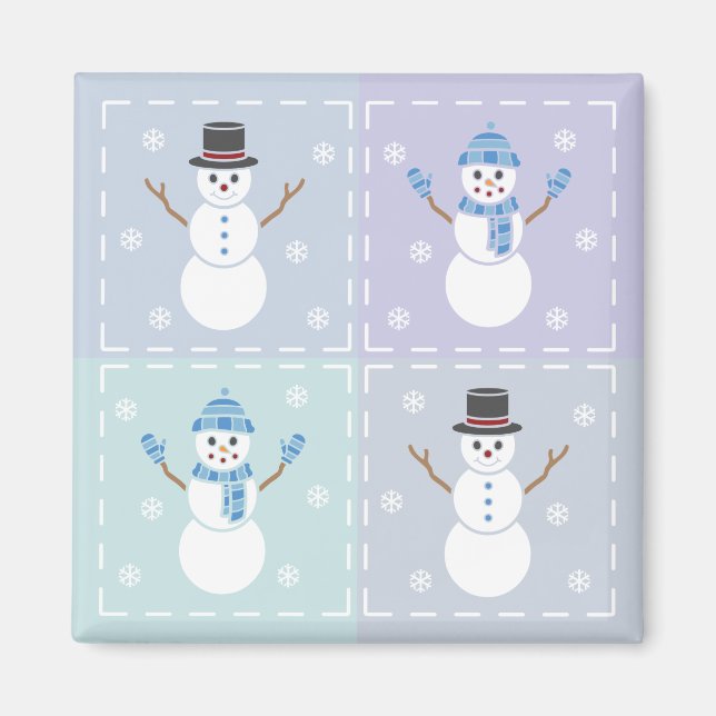 Imán Winter Quilt Magnet (Frente)