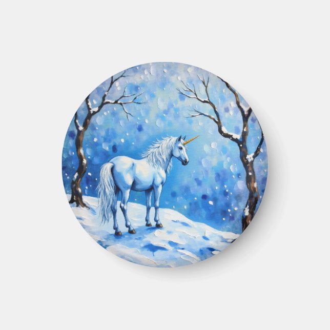 Imán Winter Unicorn (Frente)