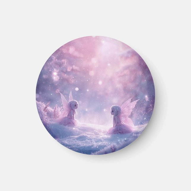 Imán Winter Whispers and Fairy Light (Frente)