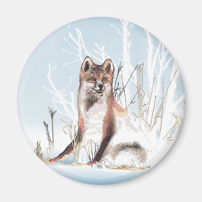 Imán Winter Wolf (Frente)