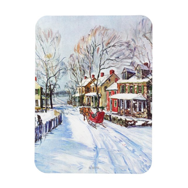 Imán Winter Wonderland (Vertical)