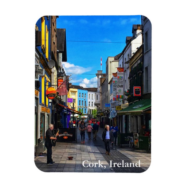 Imán Winthrop Street, Cork Ireland Magnet (Vertical)