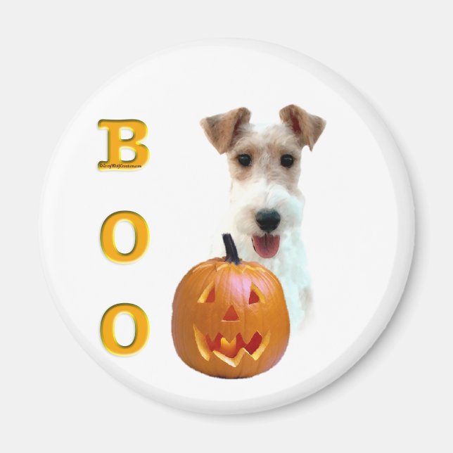 Imán Wire Fox Terrier Boo (Frente)