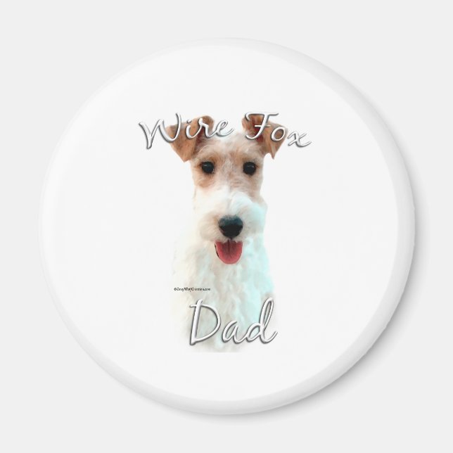 Imán Wire Fox Terrier Dad 2 (Frente)