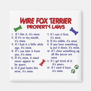 Imán WIRE FOX TERRIER Property Laws 2