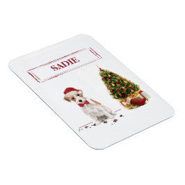Imán Wire Haired Jack Russell Funny Navidades Dog