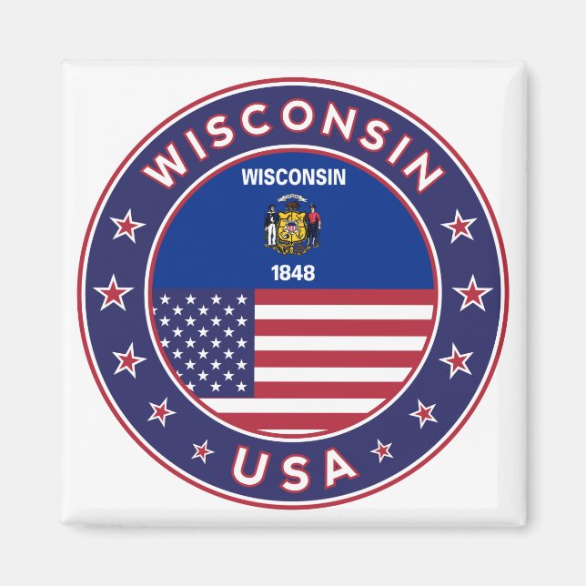 Imán Wisconsin (Frente)