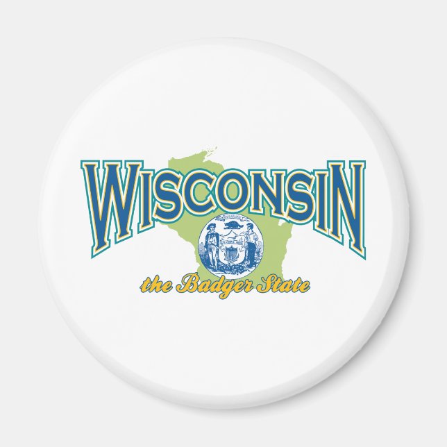 Imán Wisconsin (Frente)