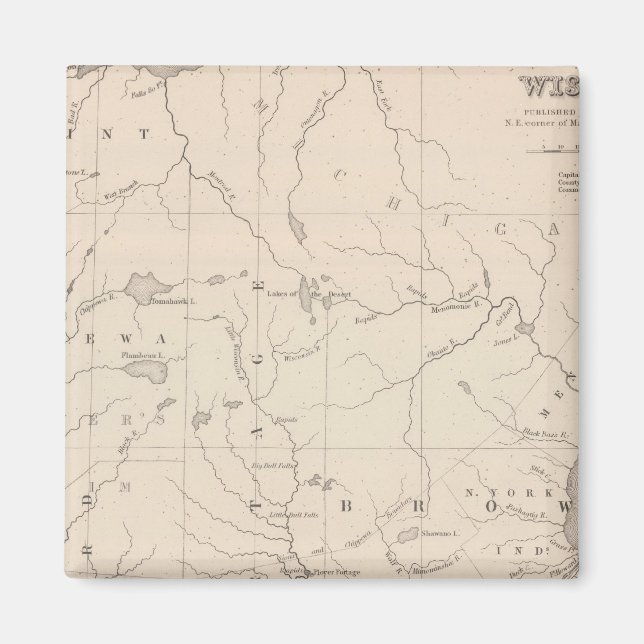 Imán Wisconsin 5 (Frente)