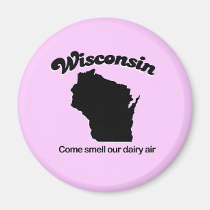 Imán Wisconsin - olor venido nuestro aire de la