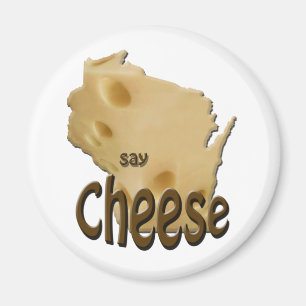 Imán Wisconsin Say Cheese