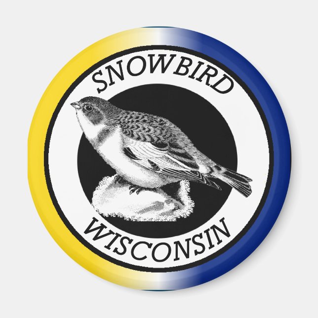 Imán Wisconsin Snowbird (Frente)