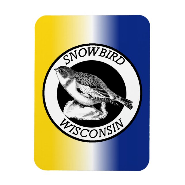 Imán Wisconsin Snowbird (Vertical)