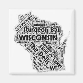 Imán Wisconsin State Word Cloud